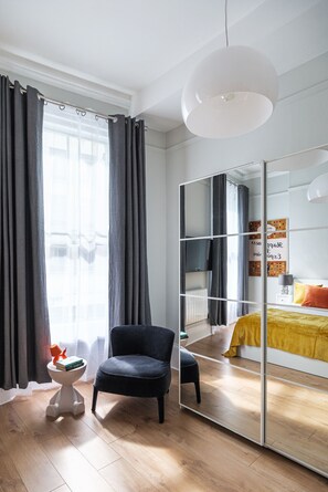 1 chambre, fer et planche à repasser, lit parapluie, Wi-Fi gratuit