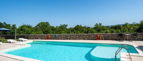 Blue, Swimming Pool, Water, Resort, Composite Material, Outdoor Furniture, Tile, Eco Hotel, Water Feature, Shade