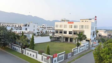 Overnatningsstedets facade