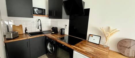 Microwave, oven, stovetop