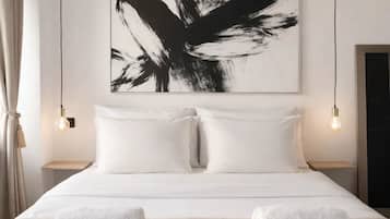 Apartamento, vista para o pátio | Ferros/tábuas de passar roupa, berço de viagem, Wi-Fi de cortesia