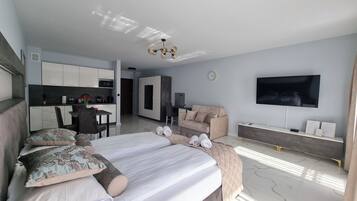Superior Studio, Balcony | Desk, laptop workspace, iron/ironing board, free WiFi