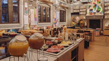 Daily buffet breakfast (EUR 19 per person)