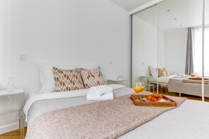 Appartement Ville, 1 lit double et 1 canapé-lit, non-fumeur, vue cour intérieure