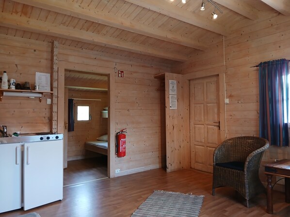 Basic Cabin, Balcony, Garden View