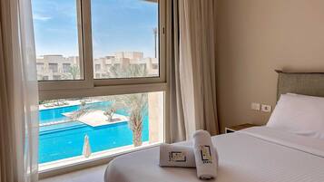 Stellar 1BDR @ Mangroovy | Free Pool & Beach Access (M1-6A-22) | 17 chambres, espace de travail pour ordinateur portable