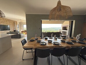 Dining - 5 Bedroom Imbabala Eco-Lodge nestled in a peaceful estate with stunning views (Kenton-on-Sea)