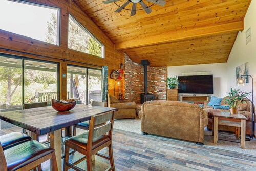 Scenic Riverfront Escape w/ Sauna in Junction City