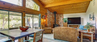 Scenic Riverfront Escape w/ Sauna in Junction City