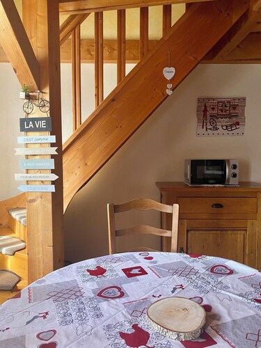 Cosy nest in Théus with panoramic view