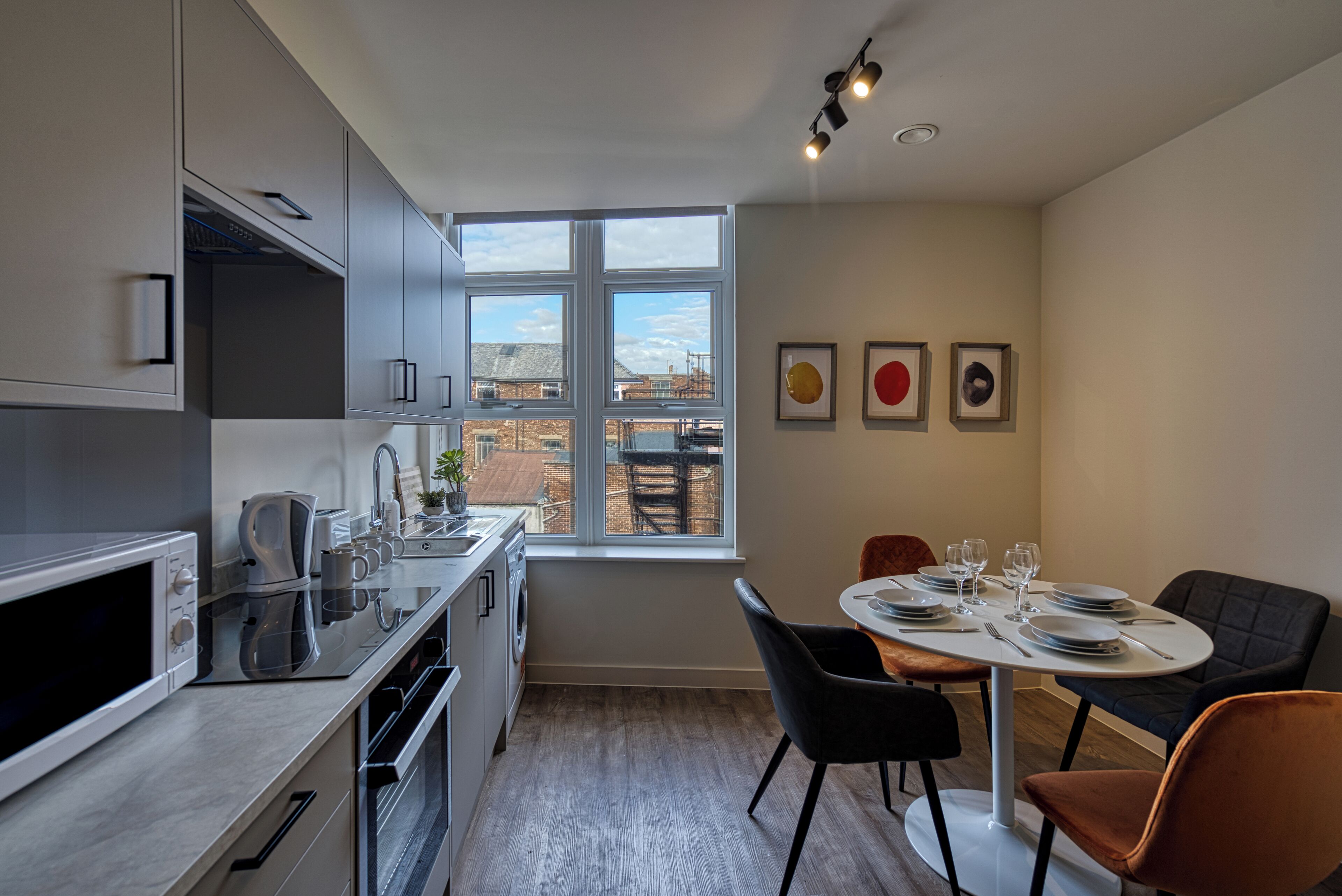 Apartment, 2 Bedrooms | Private kitchen | Full-sized fridge, microwave, toaster, freezer