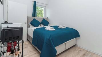 1 Schlafzimmer, Schreibtisch, Bügeleisen/Bügelbrett, WLAN