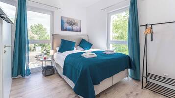1 Schlafzimmer, Schreibtisch, Bügeleisen/Bügelbrett, WLAN