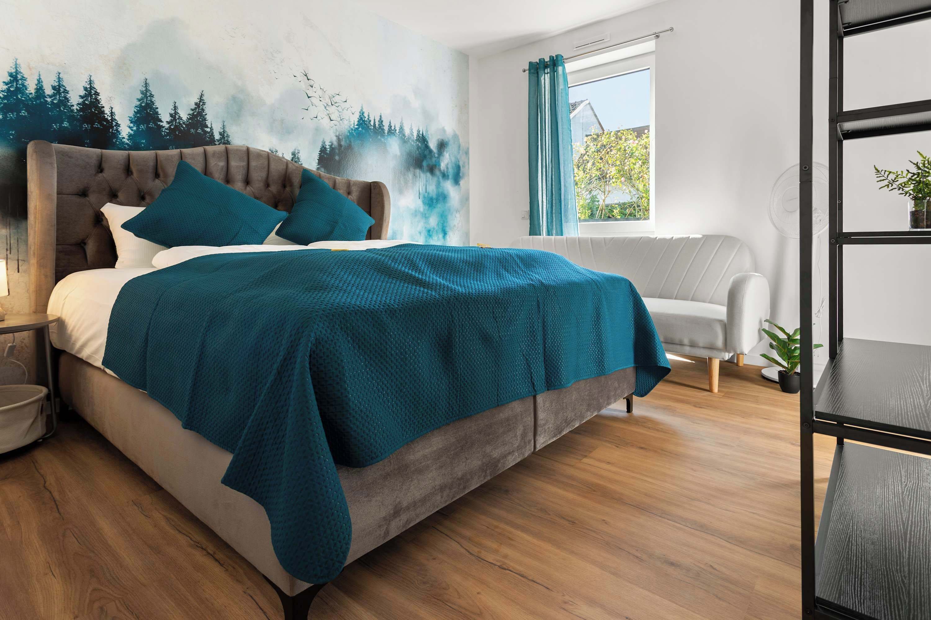 2 Schlafzimmer, Schreibtisch, Bügeleisen/Bügelbrett, WLAN