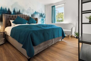 2 sovrum, skrivbord, strykjärn/strykbräda och wi-fi