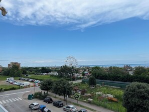 Blick von der Unterkunft