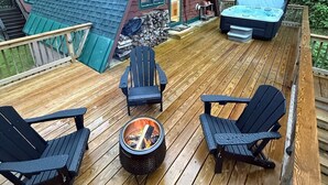 House, 2 Bedrooms | Terrace/patio - Killington A-frame 2 Bedroom Home (Killington)