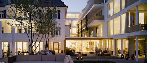 Front of property – evening/night