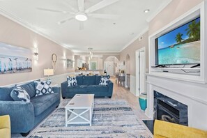 TV - Egret Pointe South 202- Marsh View 2BR- Pool (North Myrtle Beach)