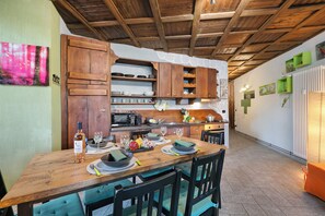Familienapartment, Mehrere Schlafzimmer (Appartamento My Home) | Speisen