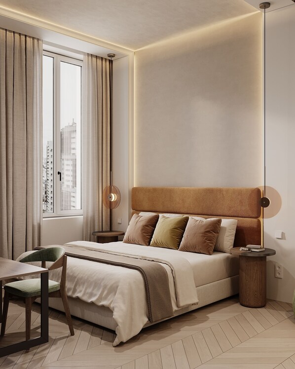 Deluxe Suite | In-room safe, desk, laptop workspace, blackout drapes