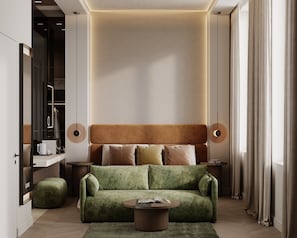 Superior Room | In-room safe, desk, laptop workspace, blackout drapes