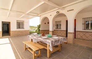 Outdoor dining - Gorgeous home in Olvera with private swimming pool, can be inside or outside (Olvera)