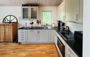 Kühlschrank, Ofen, Herdplatte, Geschirrspüler