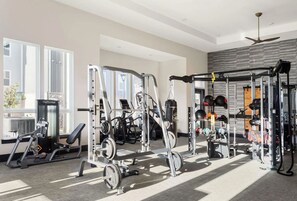 Fitness facility - Landing | Stylish 2BD, Game Room, Pool (Matthews)