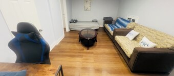 Modern 1 Bedroom Basement Apartment with Huge Living Area and Private Kitchen