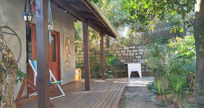 Stay in a chalet on shared land, suited to the beach environment.