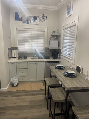 Microwave, stovetop