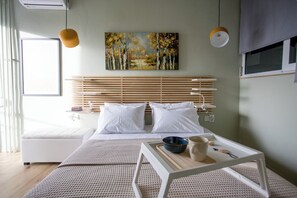 1 bedroom, iron/ironing board, WiFi, bed sheets - Acropolis Panorama Luxury Loft 8th fl Balcony View (Athina)