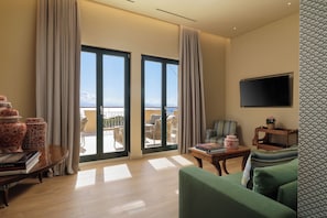 Panoramic Suite, Balcony, Sea View | In-room safe, desk, laptop workspace, soundproofing