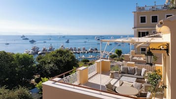 Panoramic Suite, Balcony, Sea View | Balcony view