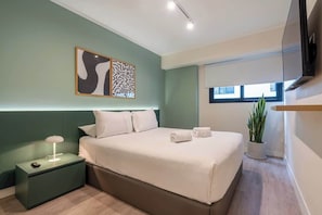 1 chambre, fer et planche à repasser, Wi-Fi, draps fournis