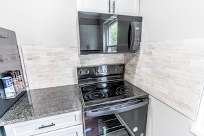 Microwave, oven, stovetop