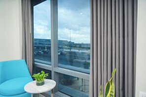 Twin Beds Infront of NAIA T3, Manila Airport, Pasay City | In-room safe, desk, laptop workspace, blackout drapes