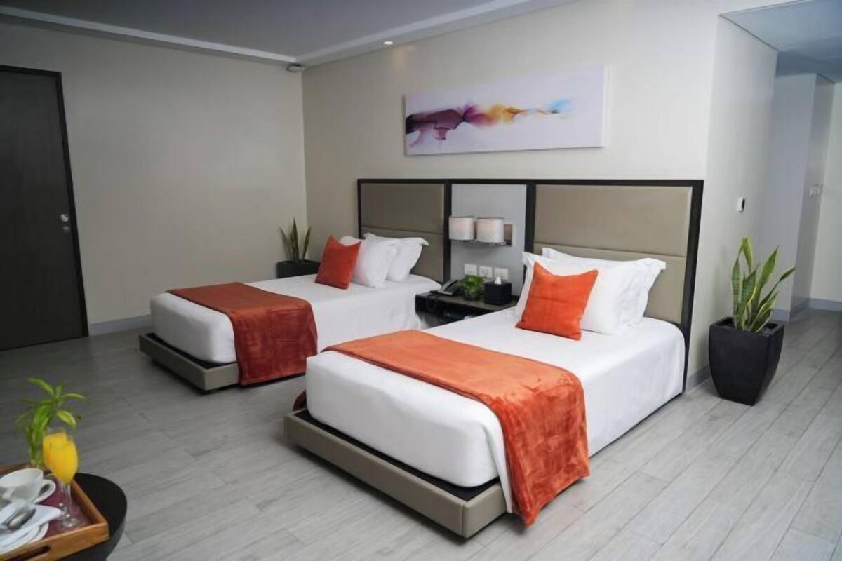 In-room safe, desk, laptop workspace, blackout curtains