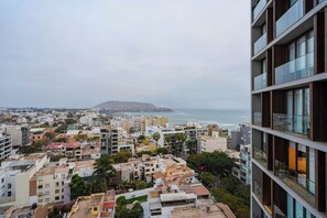 Blick von der Unterkunft