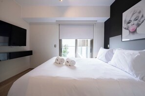 1 dormitorio, cuna de viaje, wifi y ropa de cama