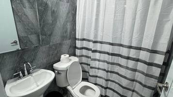 Towels, soap, toilet paper
