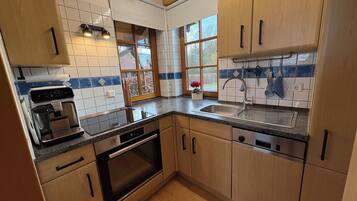 Kühlschrank, Ofen, Herdplatte, Geschirrspüler