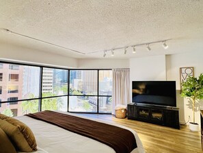 1 habitación, escritorio, tabla de planchar con plancha y wifi 