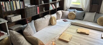 Cozy Bedroom With Fireplace