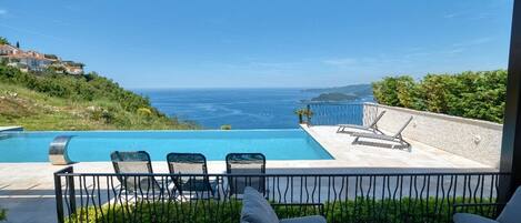 Luxury Apartment, Sea View | Terrace/patio