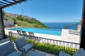 Seasonal outdoor pool - Apartment Benita (Sveti Stefan)