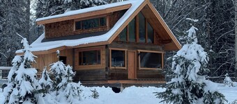 The Wise Owl's Roost.  A luxury cabin with hot tub and amazing mountain views