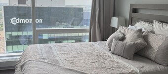 2 Bed/2 Bath executive condo, secure building in Ice District includes parking.