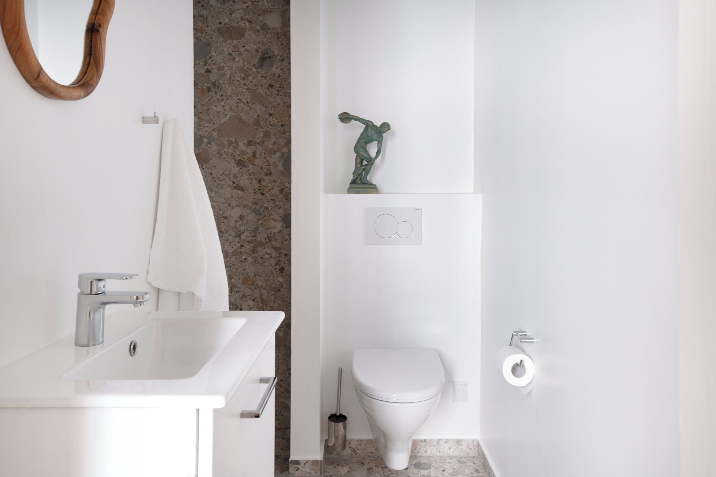 Apartamento superior, vista para a cidade | Banheiro